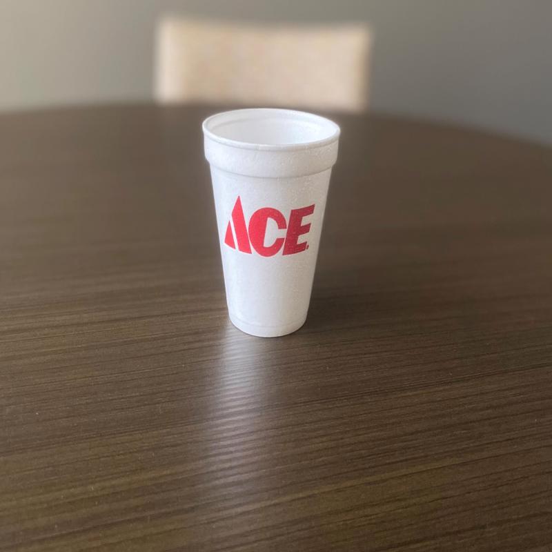 ACE PRNTD FOAM CUPS 8OZ