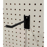 3 in. H X 1 in. W X 7 in. D Black Metal Grinding Wheel Hook Pegboard Display