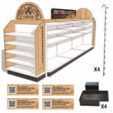 Impulse/Clip Strip/Wing Panel/End Cap Sign Kit Fuel & Flavor Center