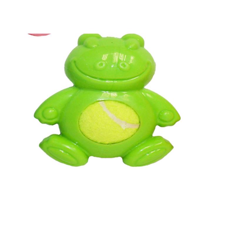 Multipet Assorted Rubber Tennis Tummies Dog Toy 4 in. 1 pk