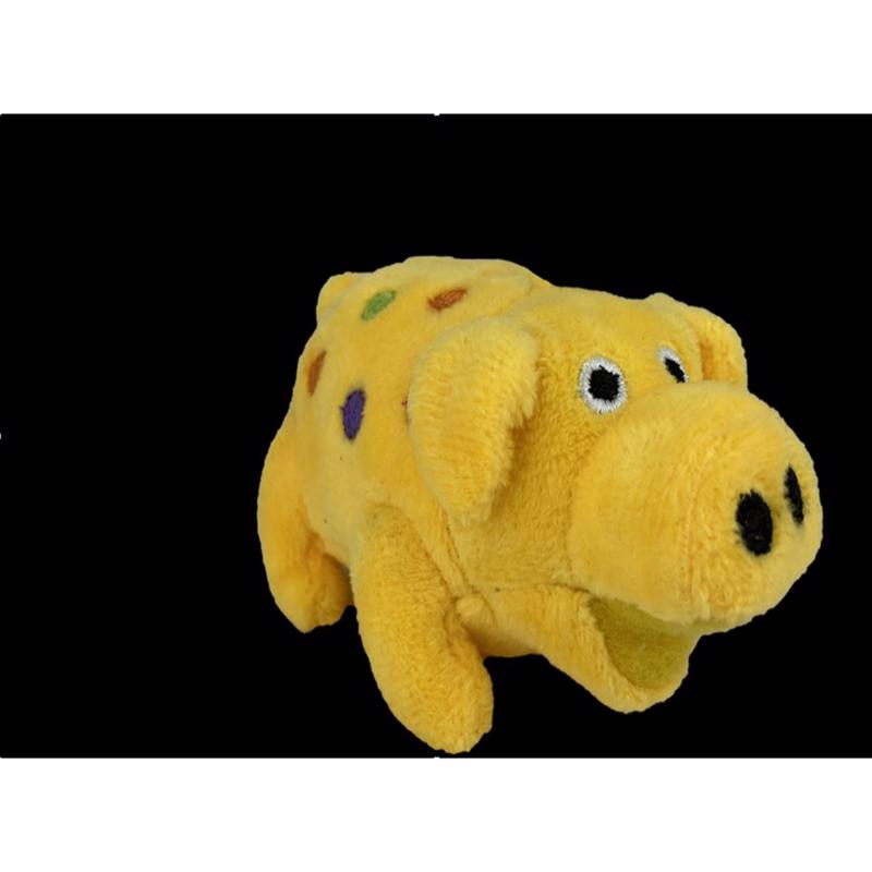 Multipet Assorted Plush Globlet Dog Toy 4 in. 1 pk