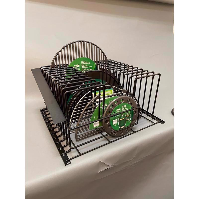 13 in. H X 25 in. W X 22 in. D Black Metal Grill Grate/Liner Display