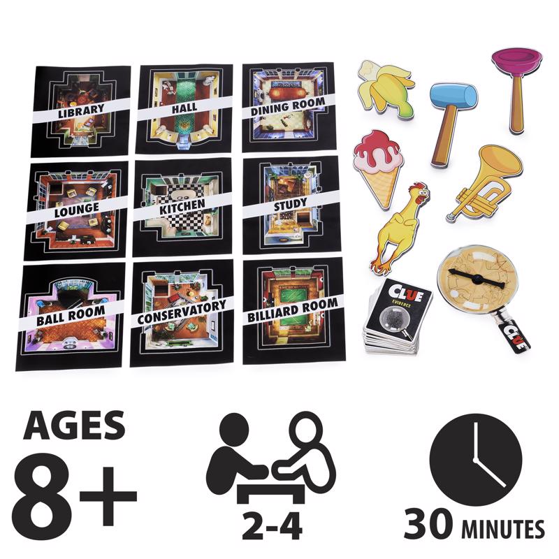 Spin Master Clue Giant Edition Board Game Multicolored