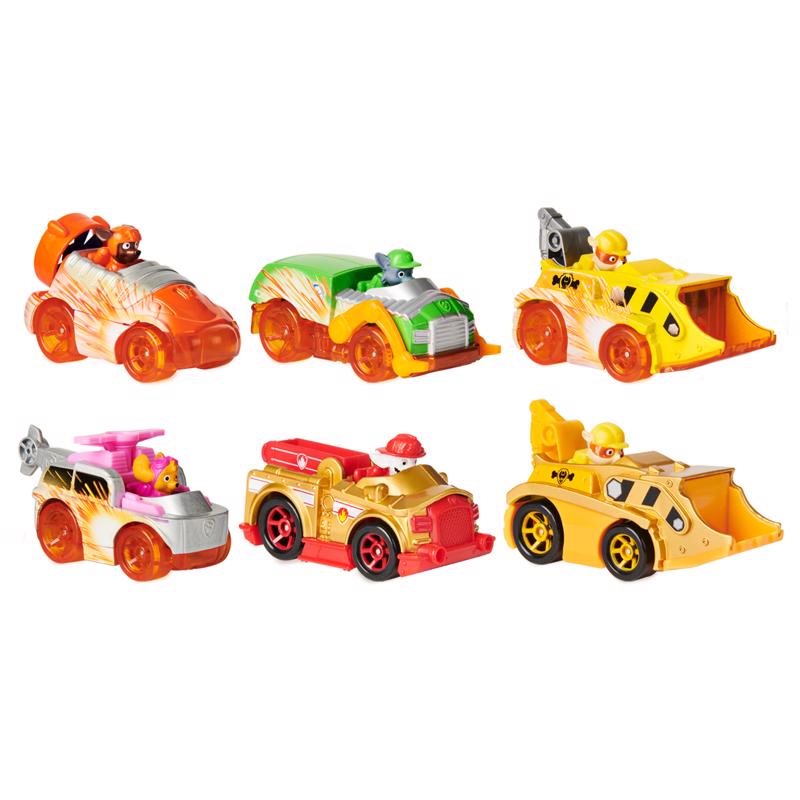 Spin Master Paw Patrol Spark True Metal Toy Cars Metal Multicolored 6 pc