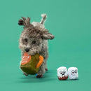 Bark Multicolored Plush Sniff Miss Dog Toy 1 pk