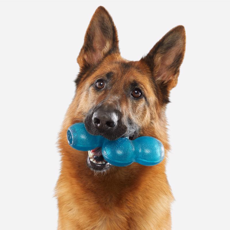 Bark Blue Plush Treat Giver River Dog Toy 1 pk