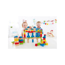 Hape Beech Blocks Build Up and Away Blocks Wood Multicolored 100 pc