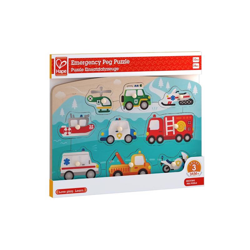 EMERGNCY PEG PUZZLE 10PC