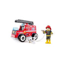 Hape Fire Rescue Team Fire Truck Wood Multicolored 3 pc