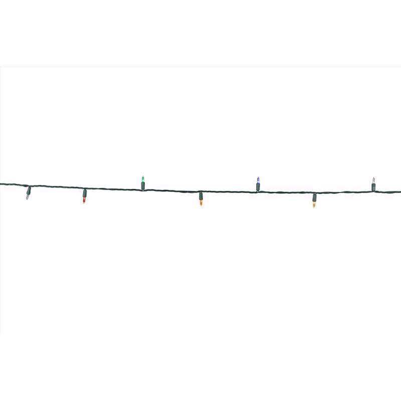 Celebrations Platinum LED T5 Multicolored 50 ct String Christmas Lights 25 ft.