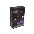 Celebrations Platinum LED C6 Blue 50 ct String Christmas Lights 25 ft.