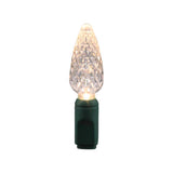 Celebrations Platinum LED C6 Warm White 50 ct String Christmas Lights 25 ft.