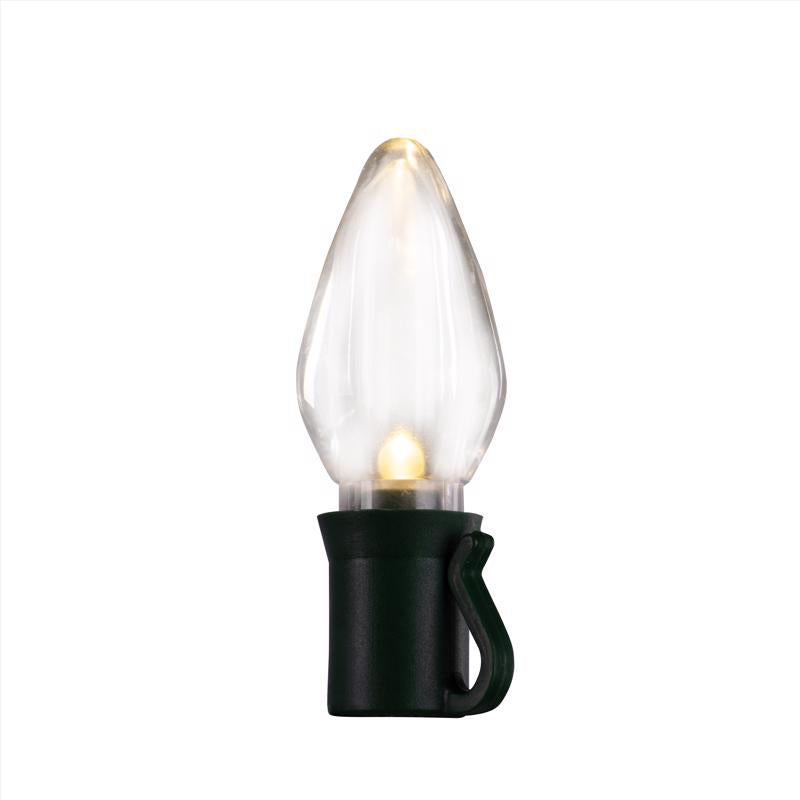 Celebrations Platinum LED C7 Warm White 50 ct String Christmas Lights 25 ft.