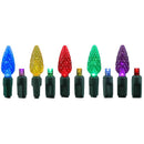 Celebrations Platinum LED C6 Multicolored 50 ct String Christmas Lights 25 ft.