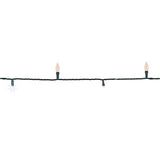 Celebrations Platinum LED C6 White 50 ct String Christmas Lights 25 ft.