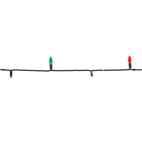 Celebrations Platinum LED C6 Red/Green/Pure White 50 ct String Christmas Lights 25 ft.