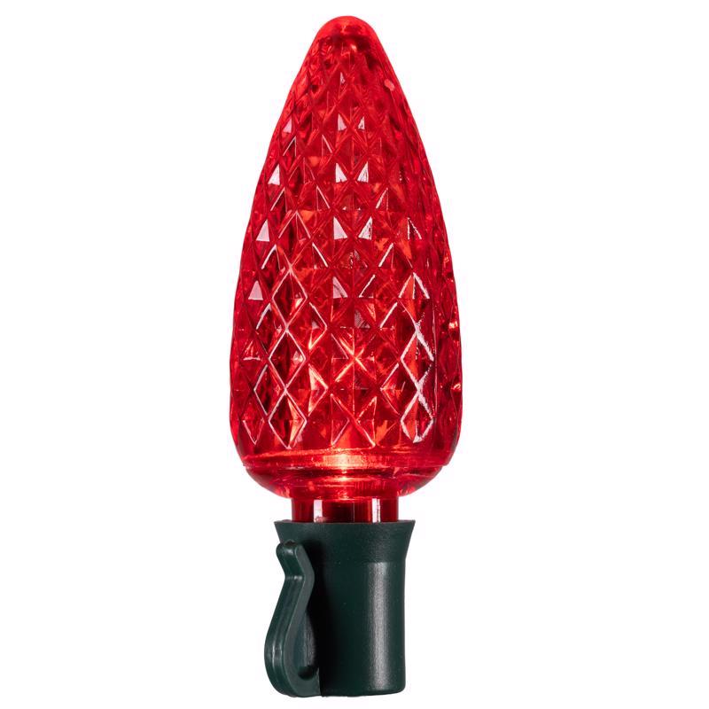 Celebrations Platinum LED C9 Red 25 ct String Christmas Lights 25 ft.