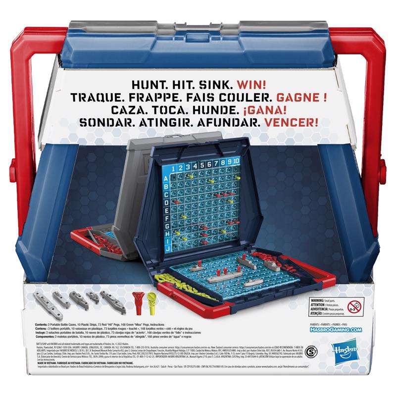 Hasbro Battleship Classic Board Game Plastic Multicolored