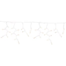 Celebrations Platinum LED T5 Warm White 100 ct Icicle Christmas Lights 9.5 ft.