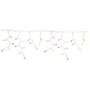 Celebrations Platinum LED T5 Multicolored 100 ct Icicle Christmas Lights 9.5 ft.