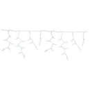 Celebrations Platinum LED T5 Pure White/Warm White 100 ct Icicle Christmas Lights 9.5 ft.