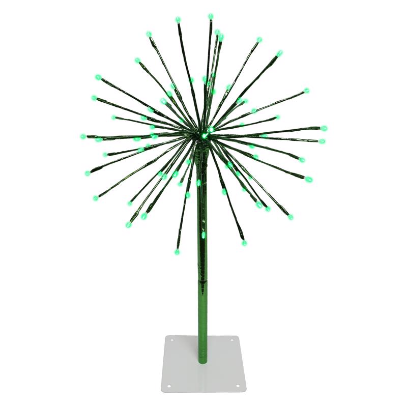Celebrations LED Green 3-in-1 Radiant Blast 16 in. Pathway Decor