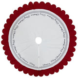 CMAS SKIRT 10" RD/WHT