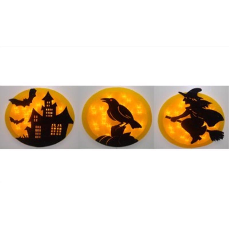 Sienna Prelit Lighted Window Halloween Decor
