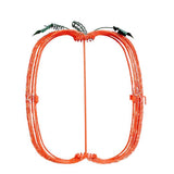 Celebrations White 216 ct 16 in. LED Prelit Tall Foldable Pumpkin Tabletop Decor