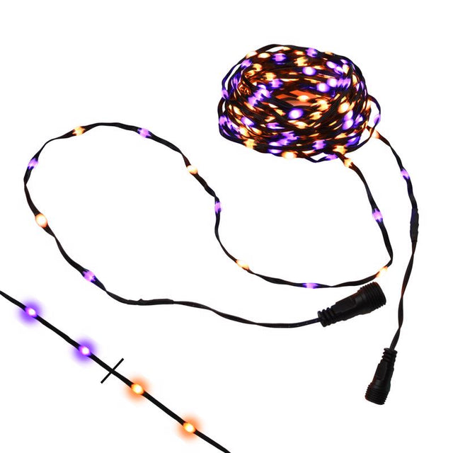 RIBBON LED ORG/PPL 16.5"