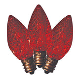LED C9 RED RPLSMT 25CT
