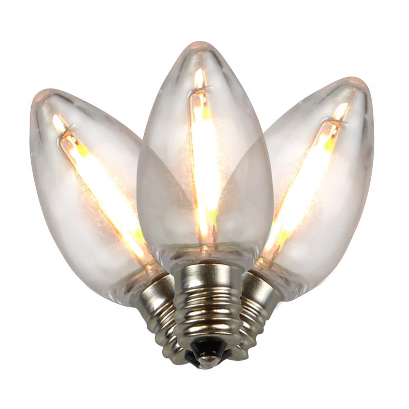 LED C7 WARM WHITE 25CT