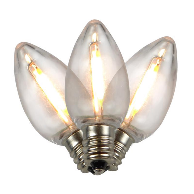 LED C7 WARM WHITE 25CT