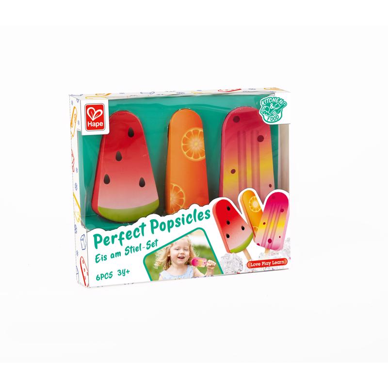 WOODEN POPSICLES SET 3Y+