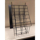 21.9 in. H X 16 in. W X 16 in. D Black Metal Saw Blade Display Display