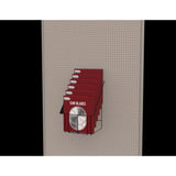 21.9 in. H X 16 in. W X 16 in. D Black Metal Saw Blade Display Display