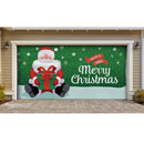Celebrations Have a Merry Christmas 7 ft. x 16 ft. Garage Door Cover