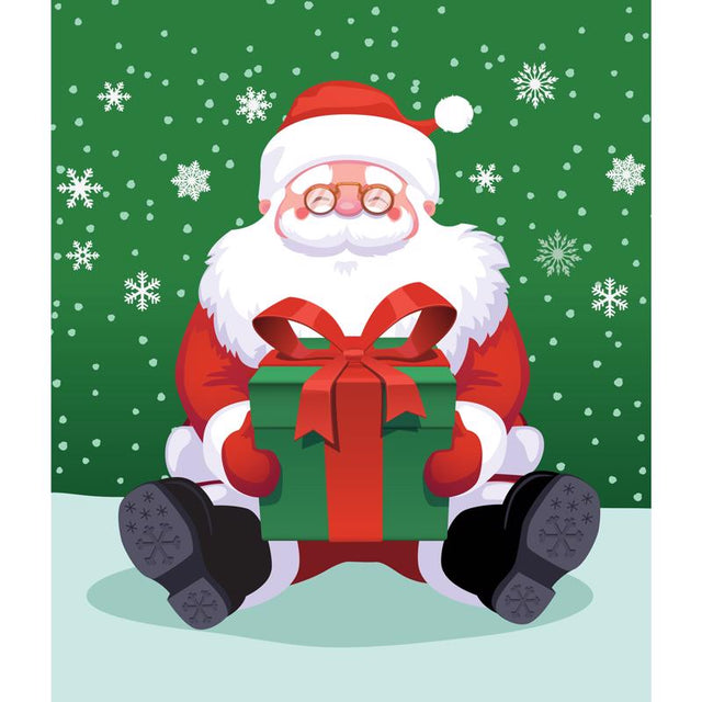 GRG DR CVR SANTA 84X96"