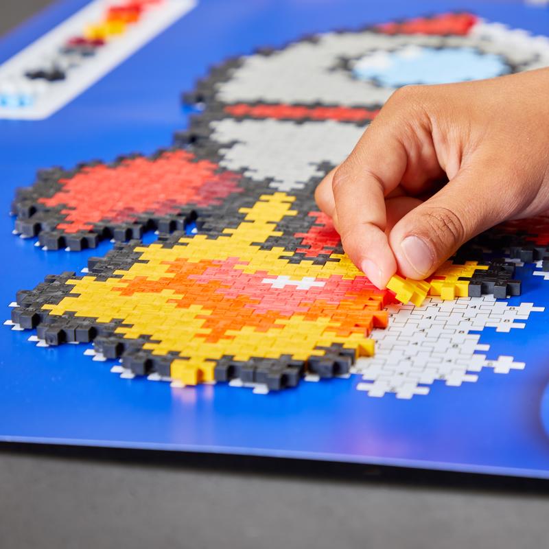 Plus-Plus Puzzle By Number Puzzle Polyethylene Multicolored 500 pc