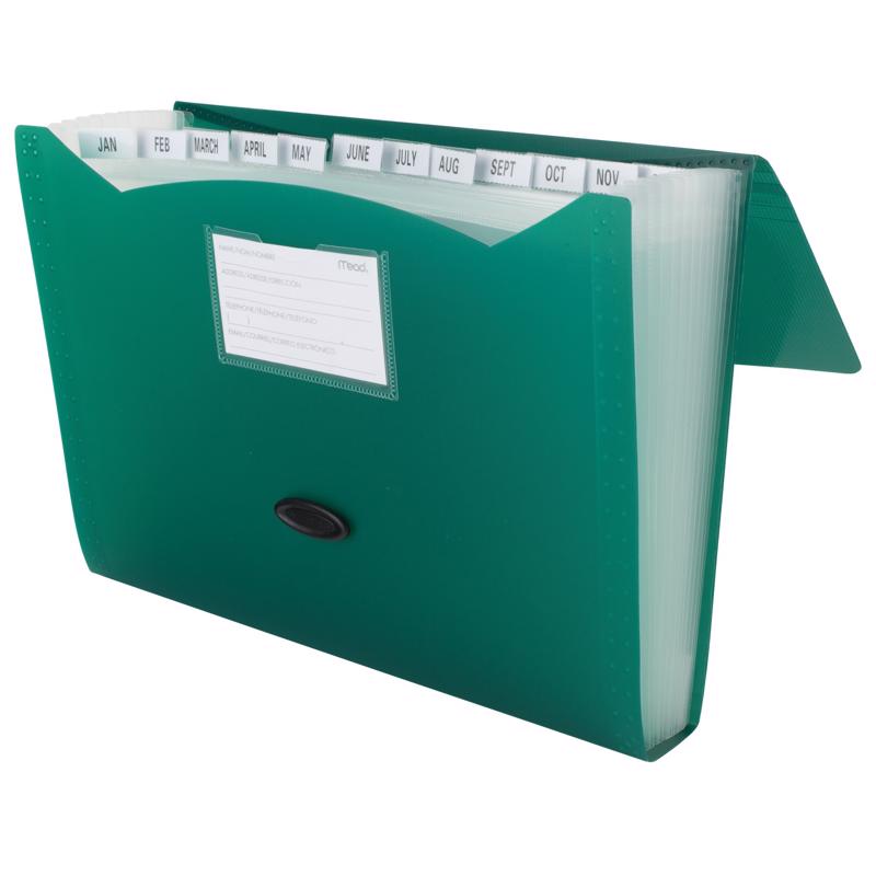 Mead 9.75 in. H X 13 in. W File Organizer Assorted