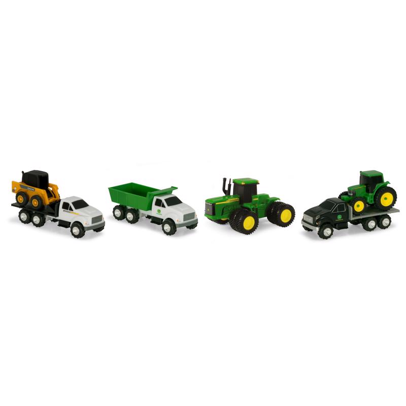 TOMY John Deere Assorted Toy Trucks Die Cast/Plastic Assorted