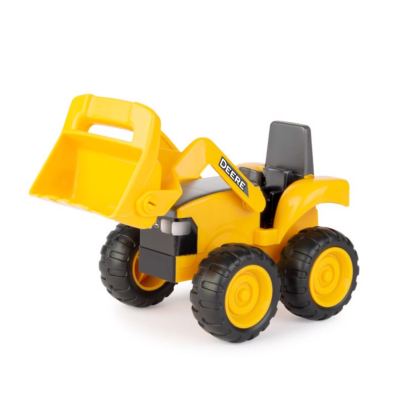 TOMY John Deere Dump Truck and Tractor Toy Plastic Yellow 2 pc