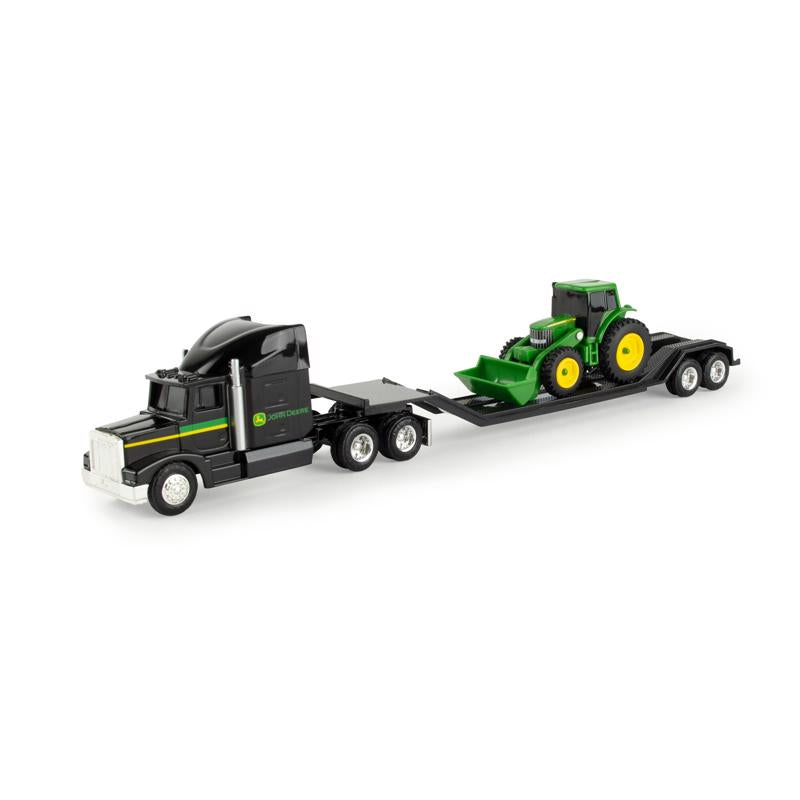 TOMY John Deere 1:64 Semi with Trailer and Tractor Toy Plastic Assorted 3 pc