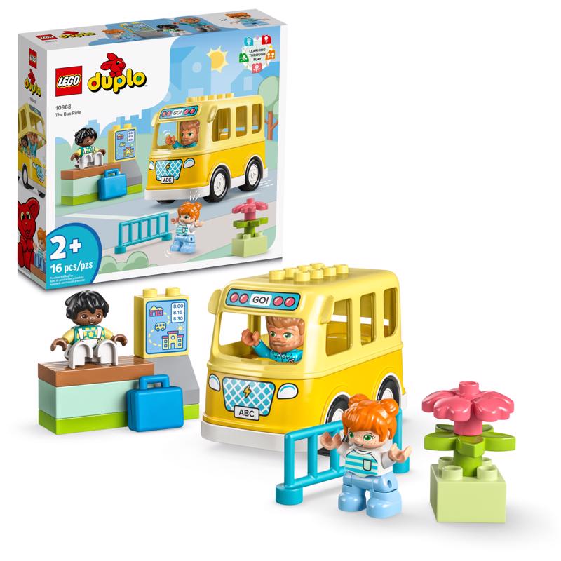 BUS RIDE TOY MULTI 16PC