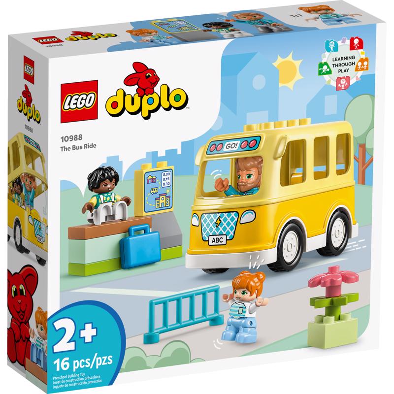 LEGO Duplo The Bus Ride Toy Multicolored 16 pc