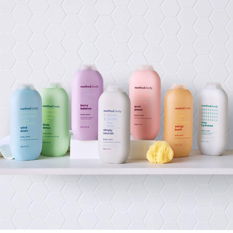 Method Simply Nourish Scent Body Wash 18 oz 1 pk