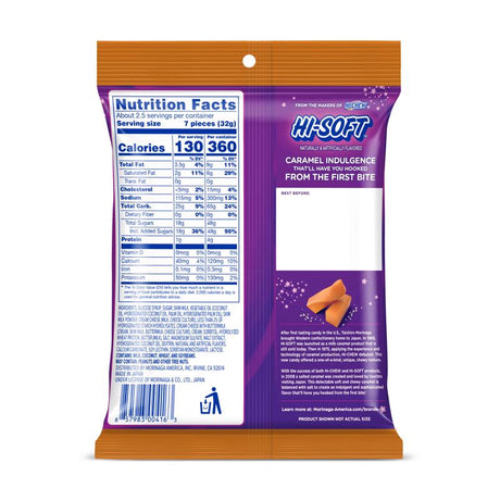 Morinaga Hi-Soft Salted  Caramel Chews 3 oz