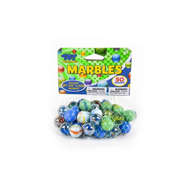Sunny Days Toymendous Marbles Assorted 50 pc