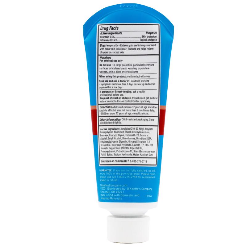 O'Keeffe's Healthy Feet Peppermint Scent Pain Relieving Cream 3 oz 1 pk