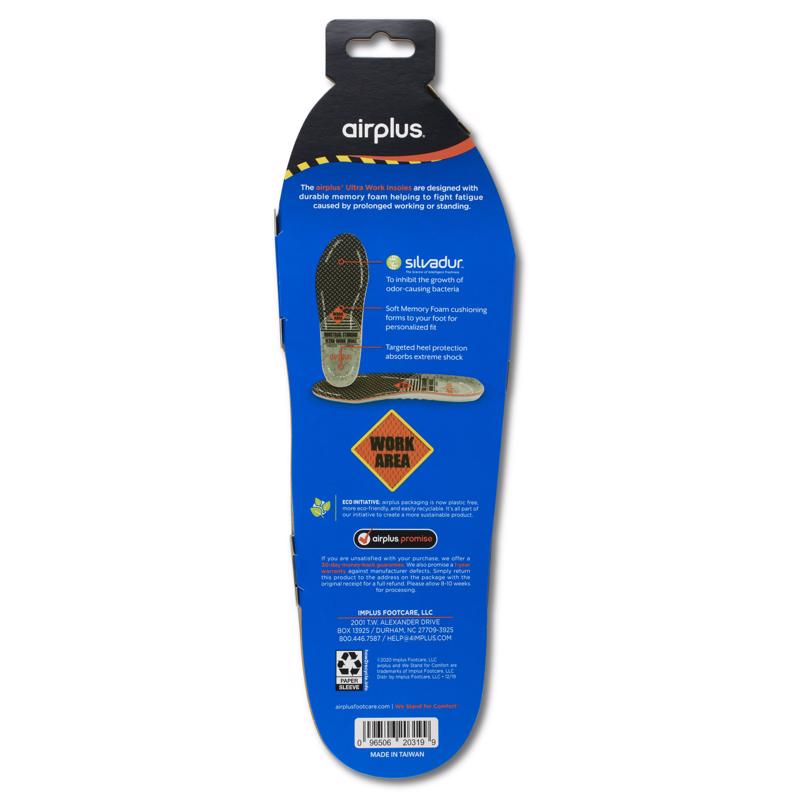 Airplus Ultra Work Gray Men's Insole